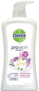 Dettol ProSkin Freesia & Pear Shower Cream